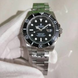 Picture of Rolex Submersible Series Black-Faced Black-Shell Silver Steel Belt 40mm10mm _SKU0906182328124632